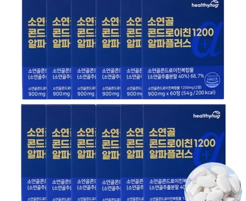 가성비최고 소연골 콘드로이친 1200 알파플러스 12개월분 베스트10