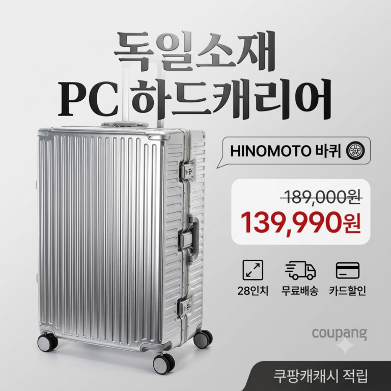 유랑캐리어 여행용 캐리어 독일소재PC 히노모토 바퀴 하드캐리어
