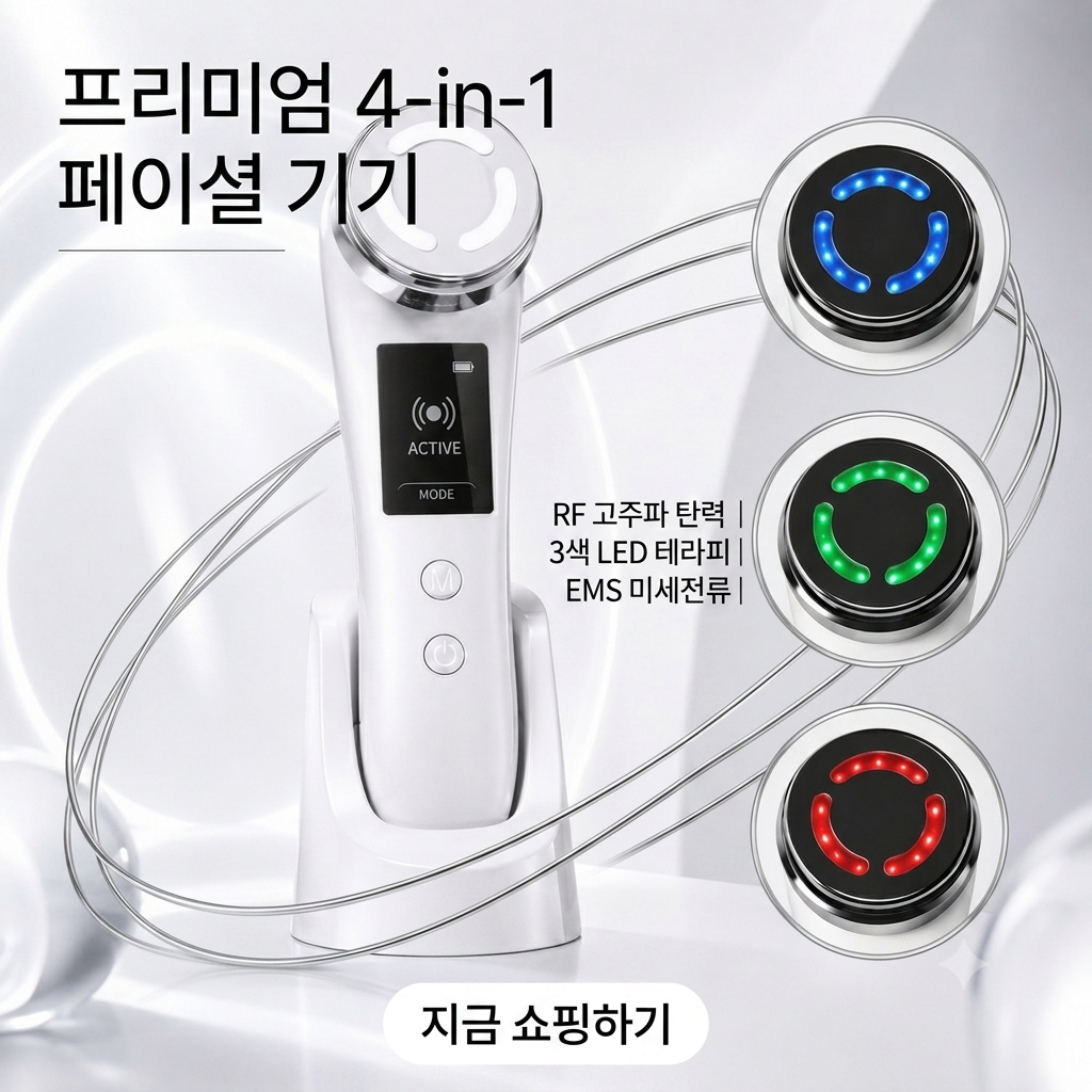 피부 고주파 관리기 홈케어 기기 시술 관리 효과 후기 제품 이미지