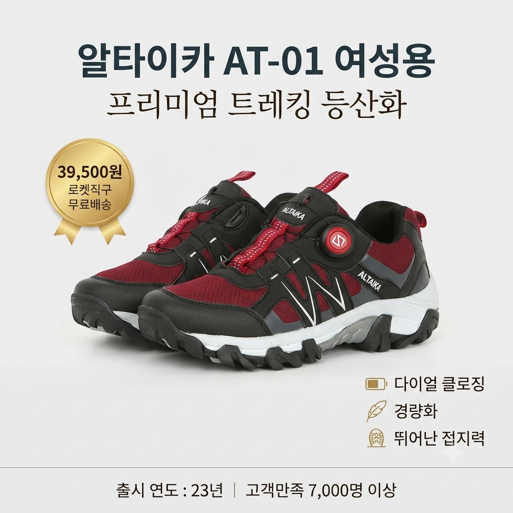 발목 편한 다이얼 여자 트레킹화 추천 순위 제품 이미지