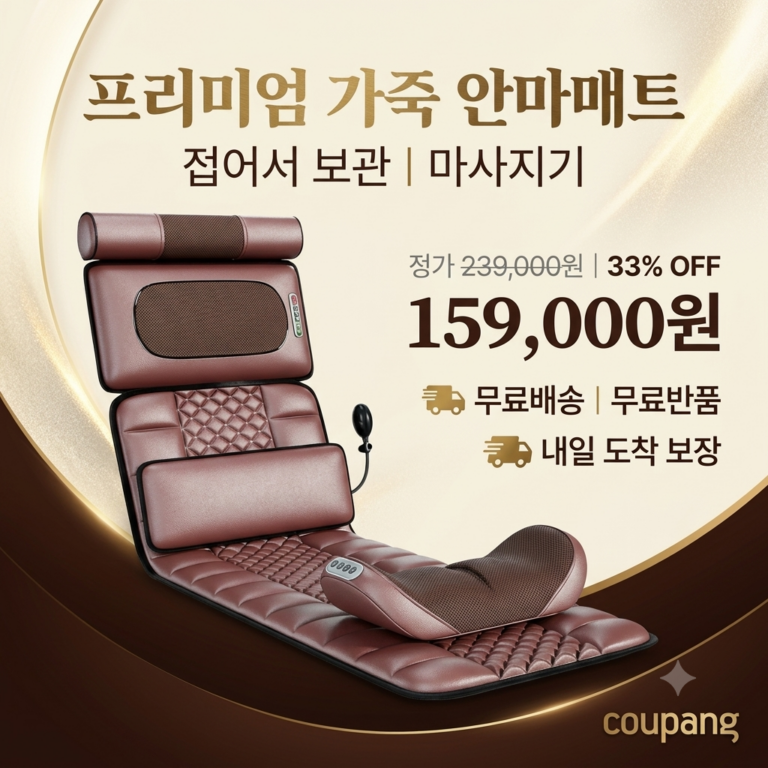 피로 회복에 좋은 접이식 척추 온열기 비교